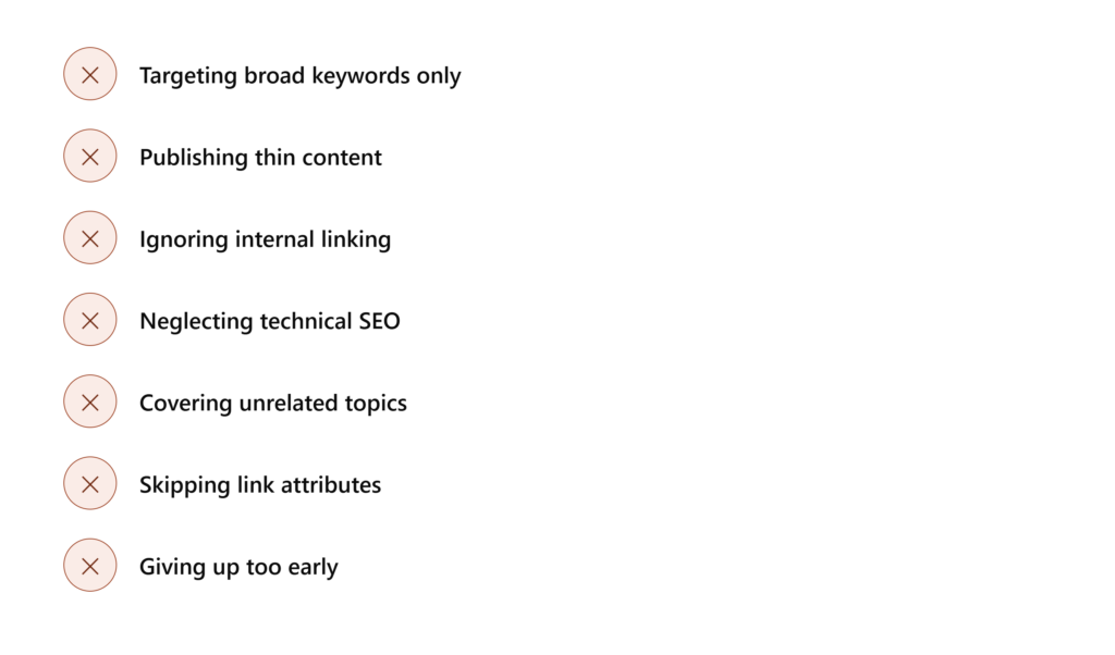 Common SEO Mistakes Affiliate Marketers Make