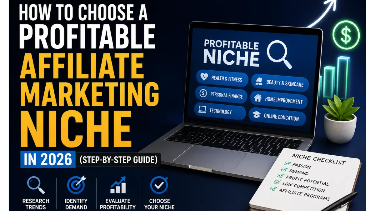 Learn how to choose a profitable affiliate marketing niche in 2026 with a step-by-step guide, plus the niches with the highest conversion rates.