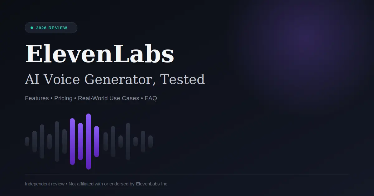 ElevenLabs Review 2026: Is It Still the Best AI Voice Generator?