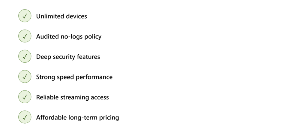 Surfshark VPN pros advantages