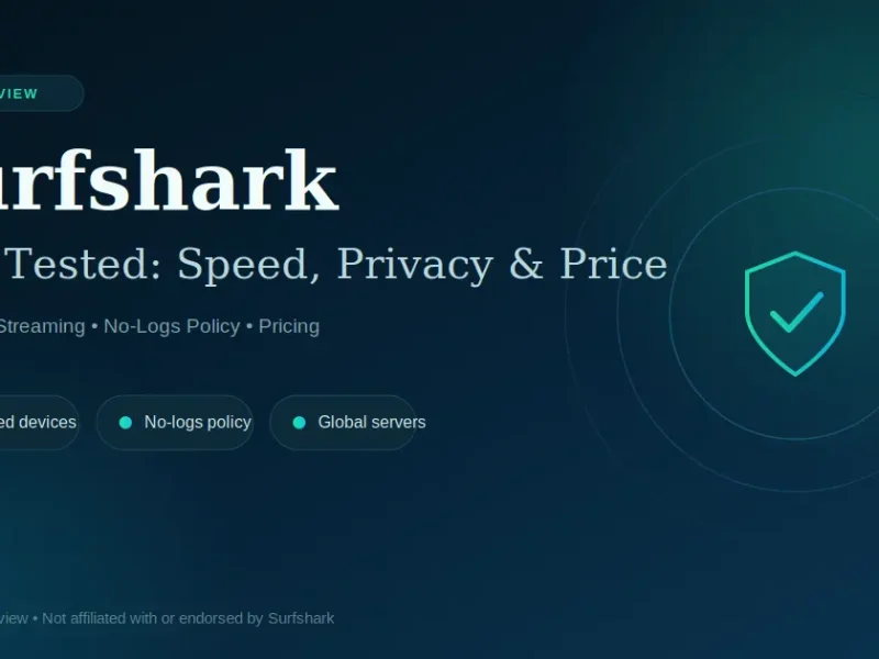 Surfshark VPN Review 2026: Honest Test & Verdict